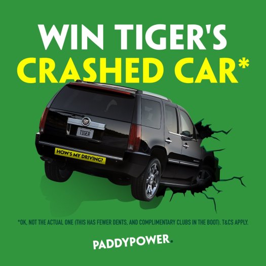 paddy power tigers crashed car